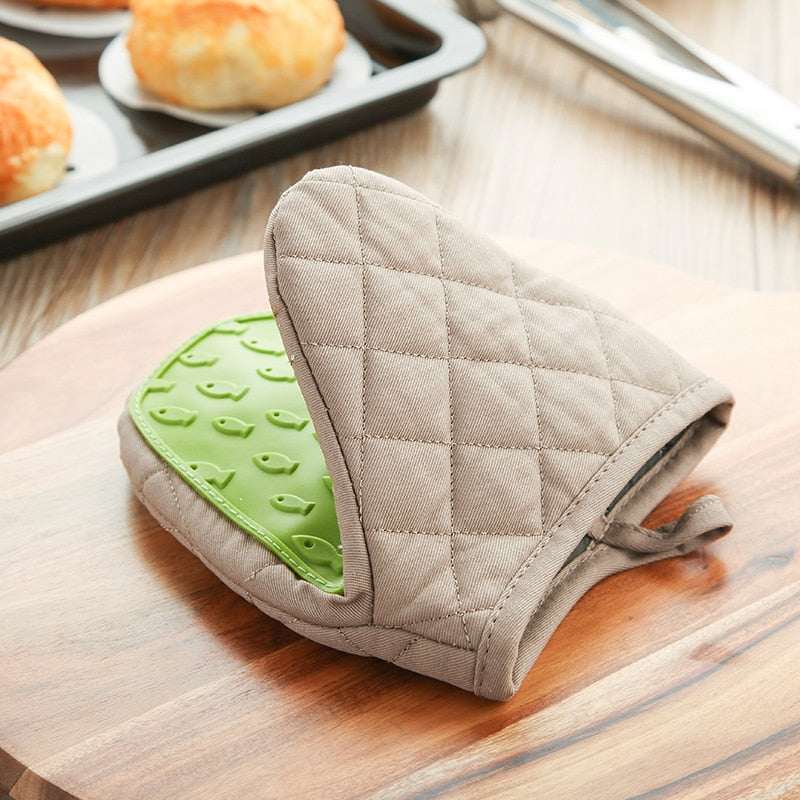 Silicone Cotton Oven Gloves