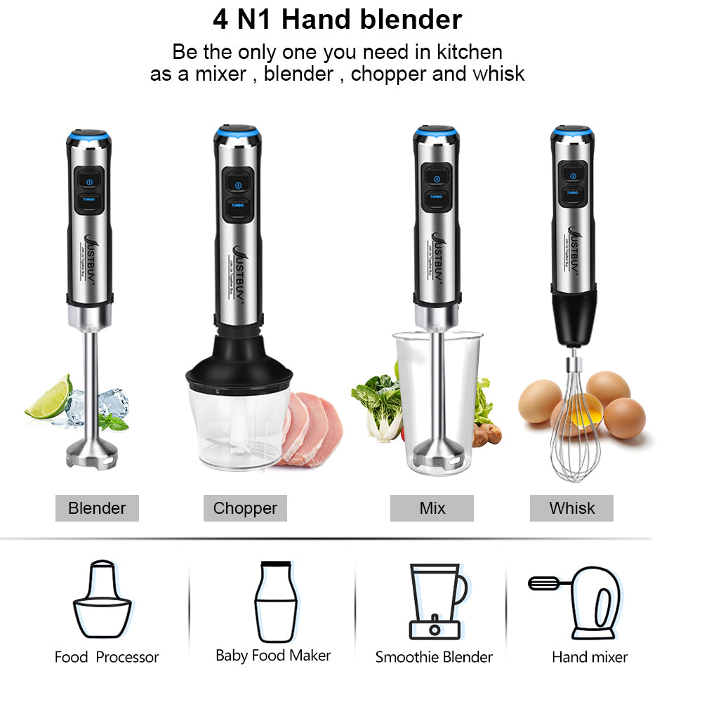 LED Factory Price 1500W 7/6/4 in 1 Electric Blender