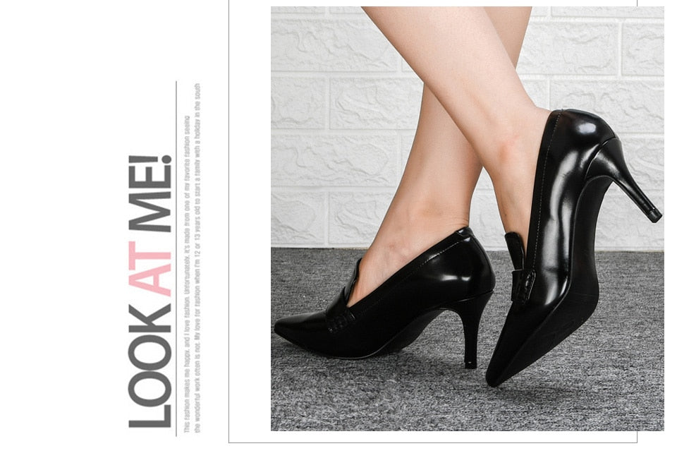 New Designers Original Leather Pump Heel Shoes