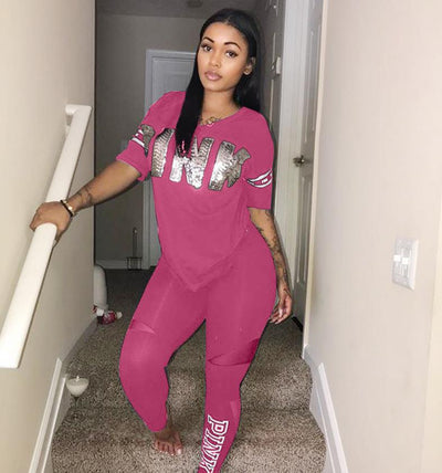 Plus Size Skinny Pants Sweatsuit