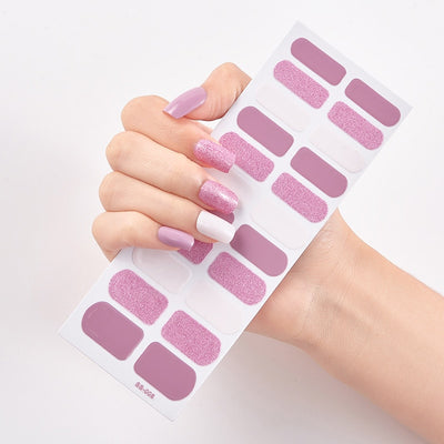 DIY Solid Nail Sticker set