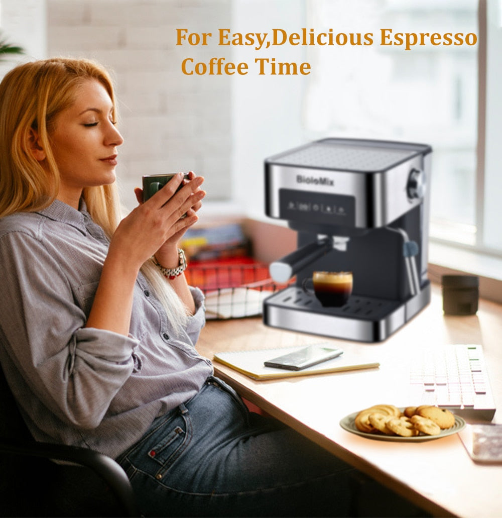 20 Bar Italian Espresso Coffee Maker