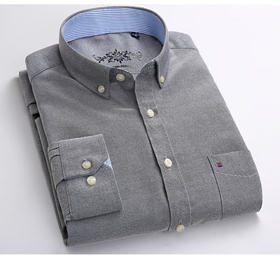 100% Oxford Cotton Shirt Plus Sizes
