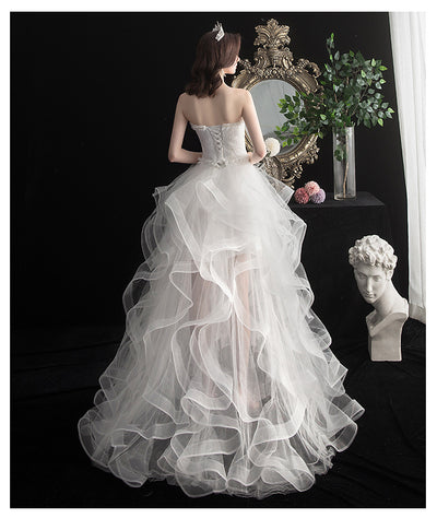 2023 New Strapless Wedding Dress