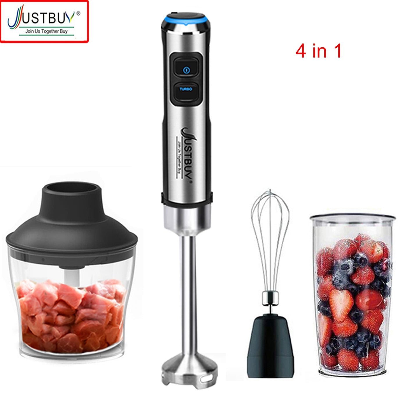 LED Factory Price 1500W 7/6/4 in 1 Electric Blender