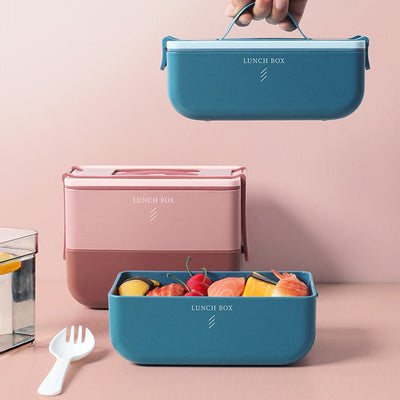 Double-Layer Bento Lunch Box