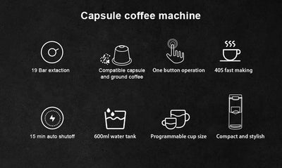 3 in 1 Espresso Coffee Machine