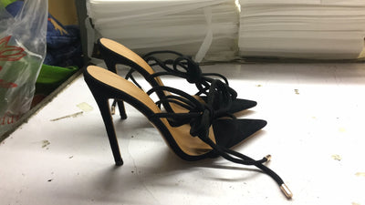 Women Ankle Strap Stiletto Thin High Heels Sandals