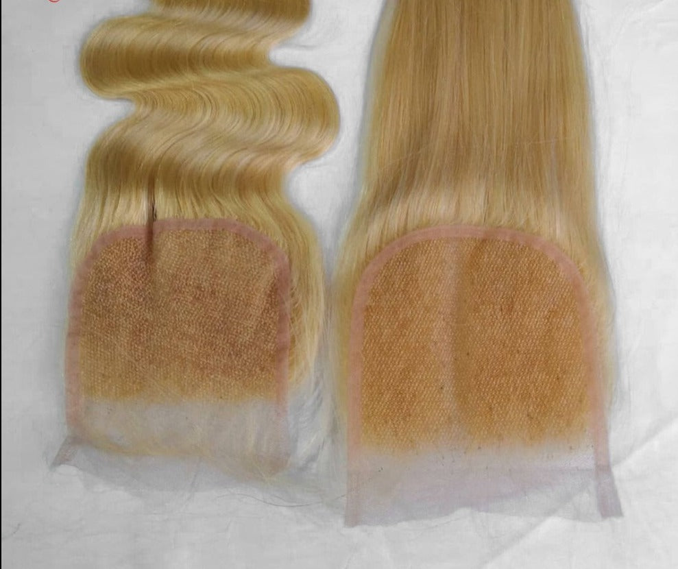 Brazilian Straight Hair Lace Closure with Baby Hair Extension