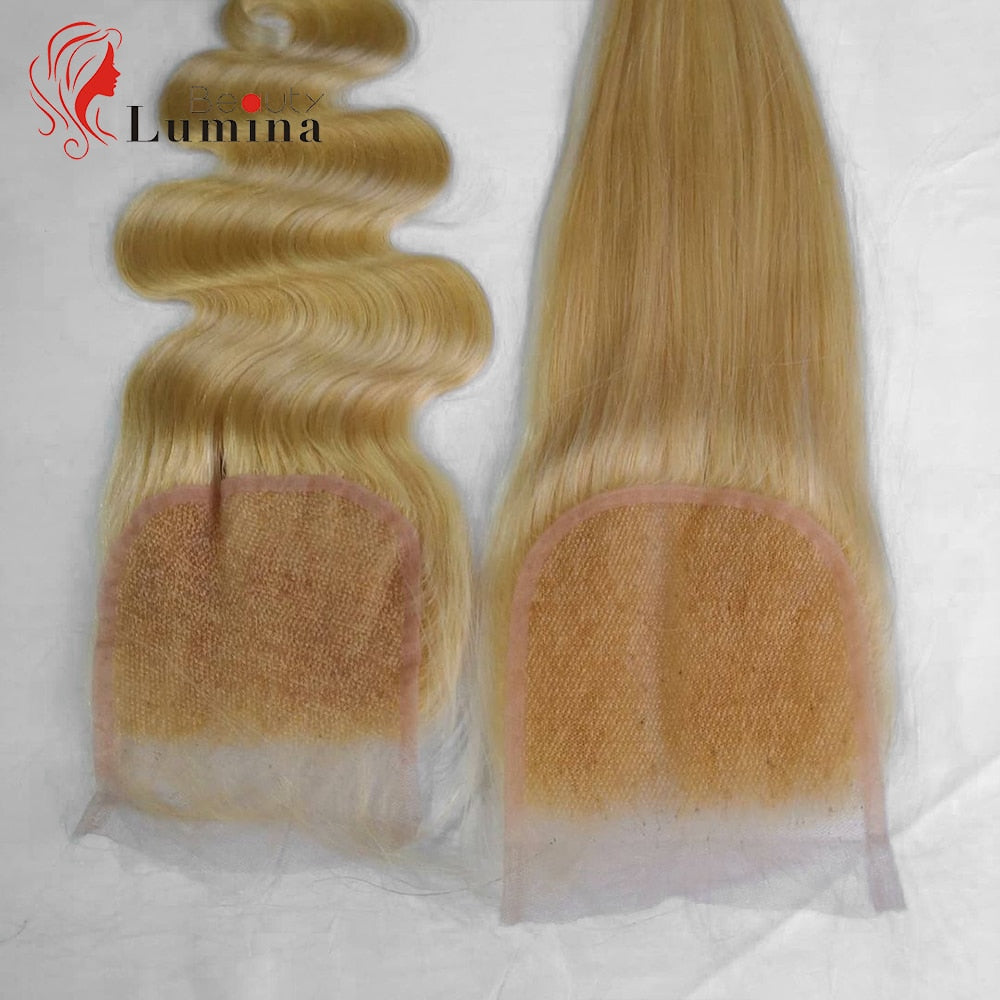 Brazilian Straight Hair Lace Closure with Baby Hair Extension