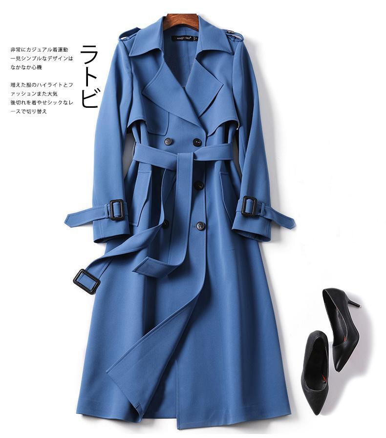 Women's Trench Coat Double Breast Jackets