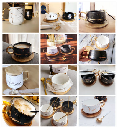 Nordic Marble Coffee Mugs