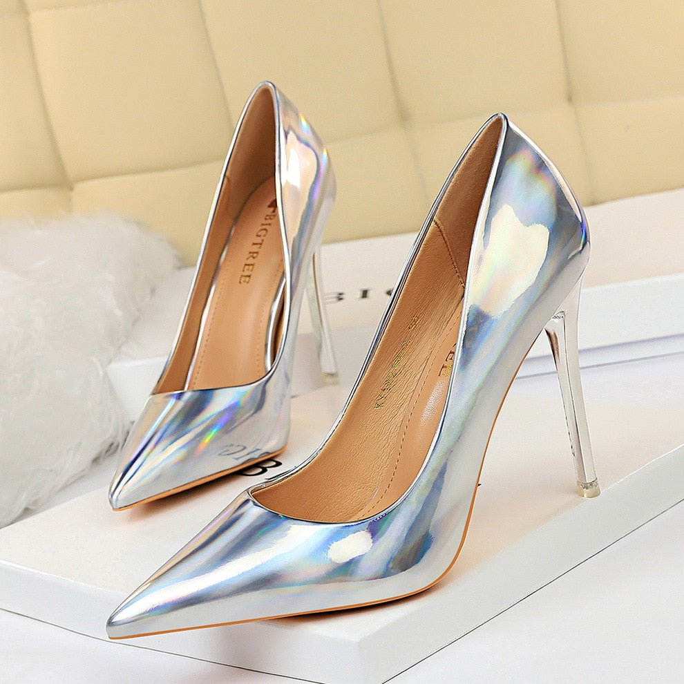 Patent Leather Pump Women's High Heel