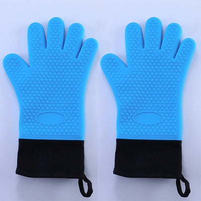 Long Thick Silicone Gloves Heat-resistant