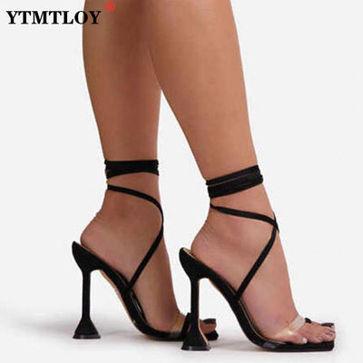 New High Heels Sandals Clip Toes