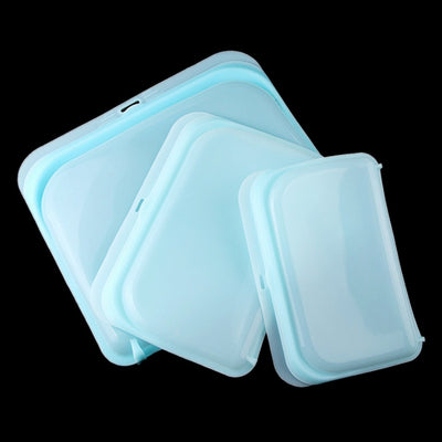 3pcs/Pack Silicone Reusable Food Storage Bags