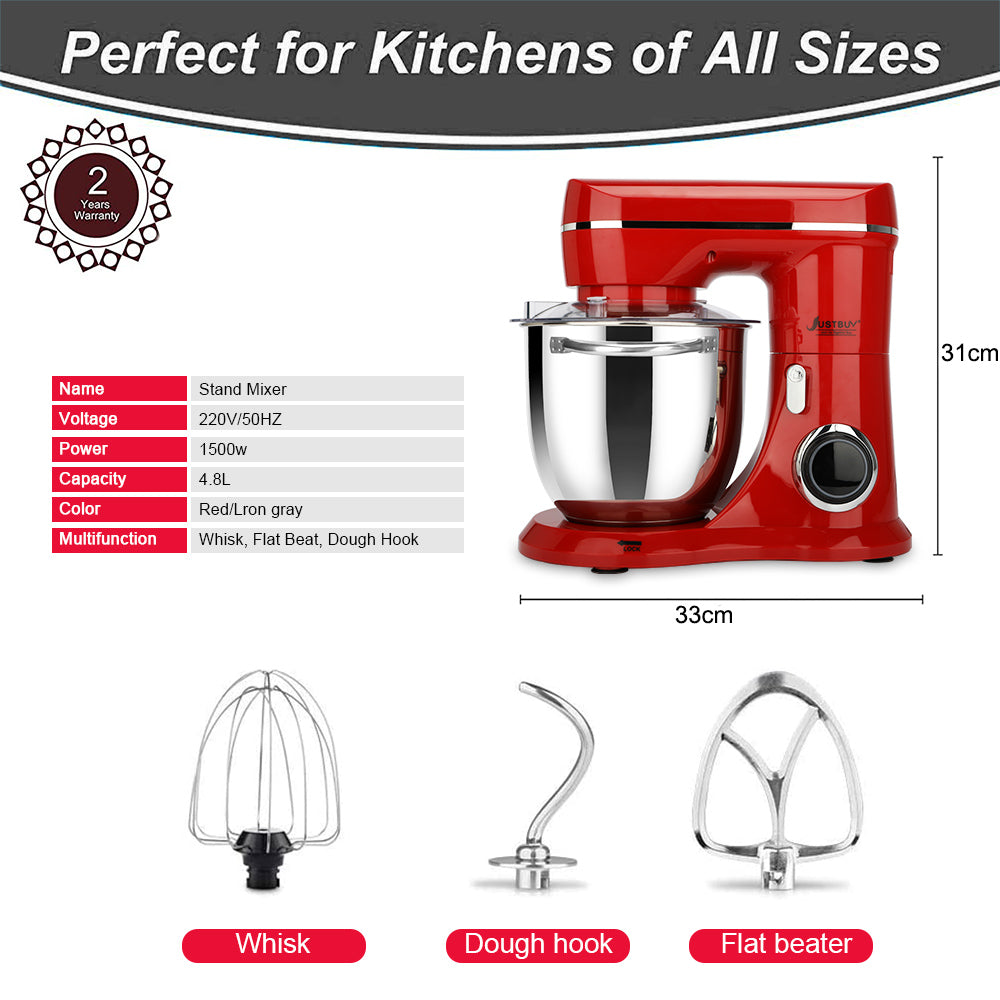 Food Processor 5L 1500W Kitchen Mixer