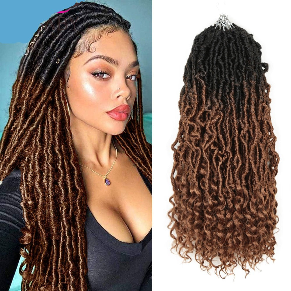 Dreadlocks Curly Ombre Hair