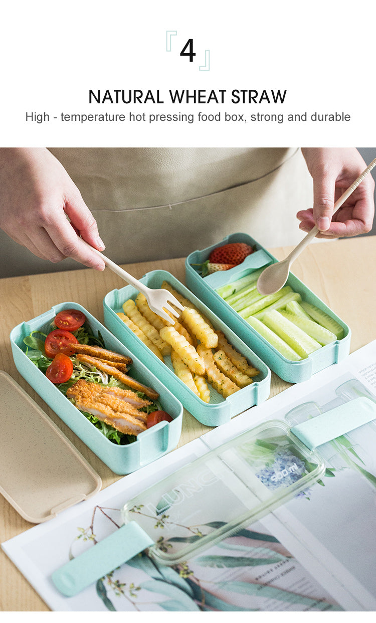 Portable Healthy Material Lunch Box