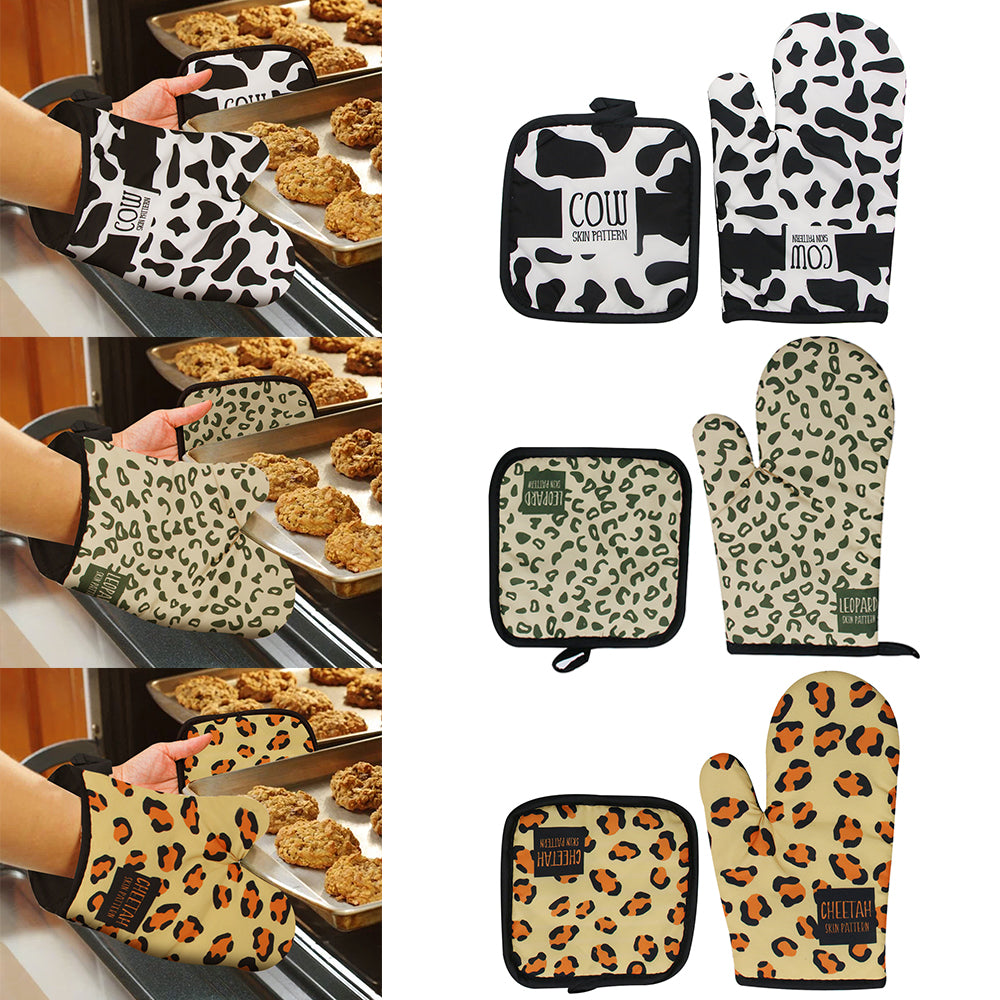 Leopard Kitchen Gloves