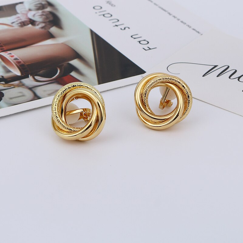 Hot Sale Maxi Vintage Earrings Without Piercing