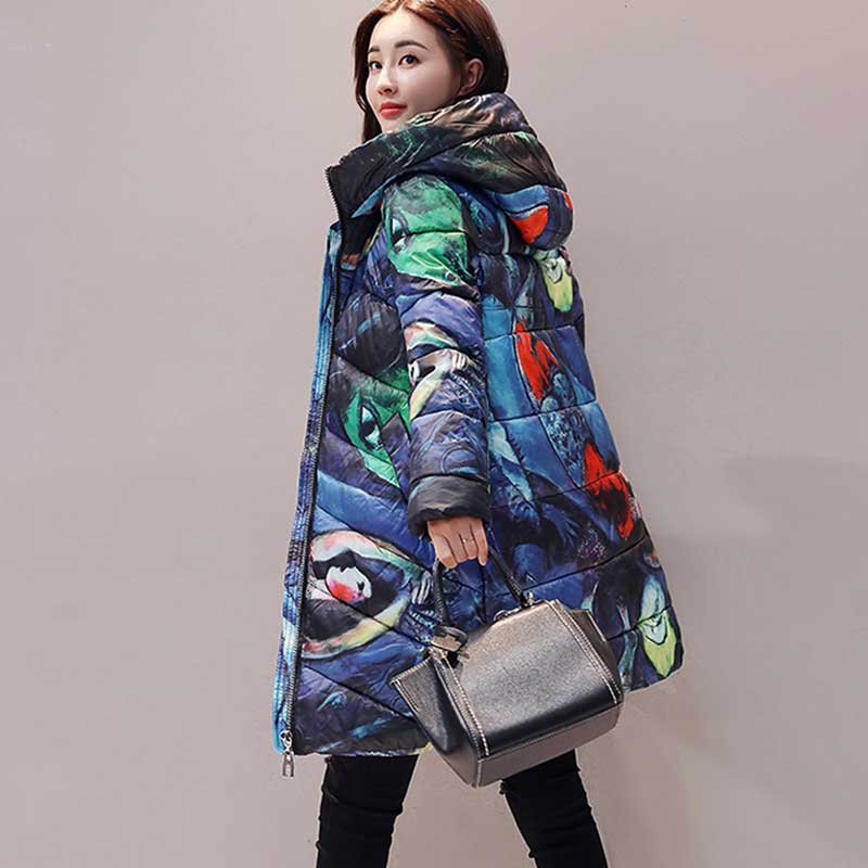 Printed Cotton Winter Jacket