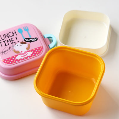 Cartoon Style Healthy Plastic Lunch Box