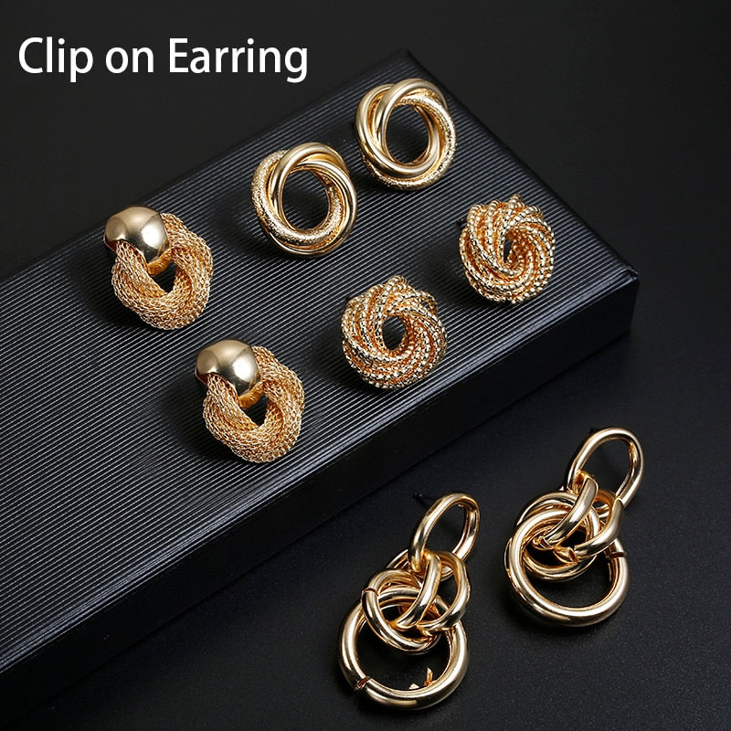 Hot Sale Maxi Vintage Earrings Without Piercing