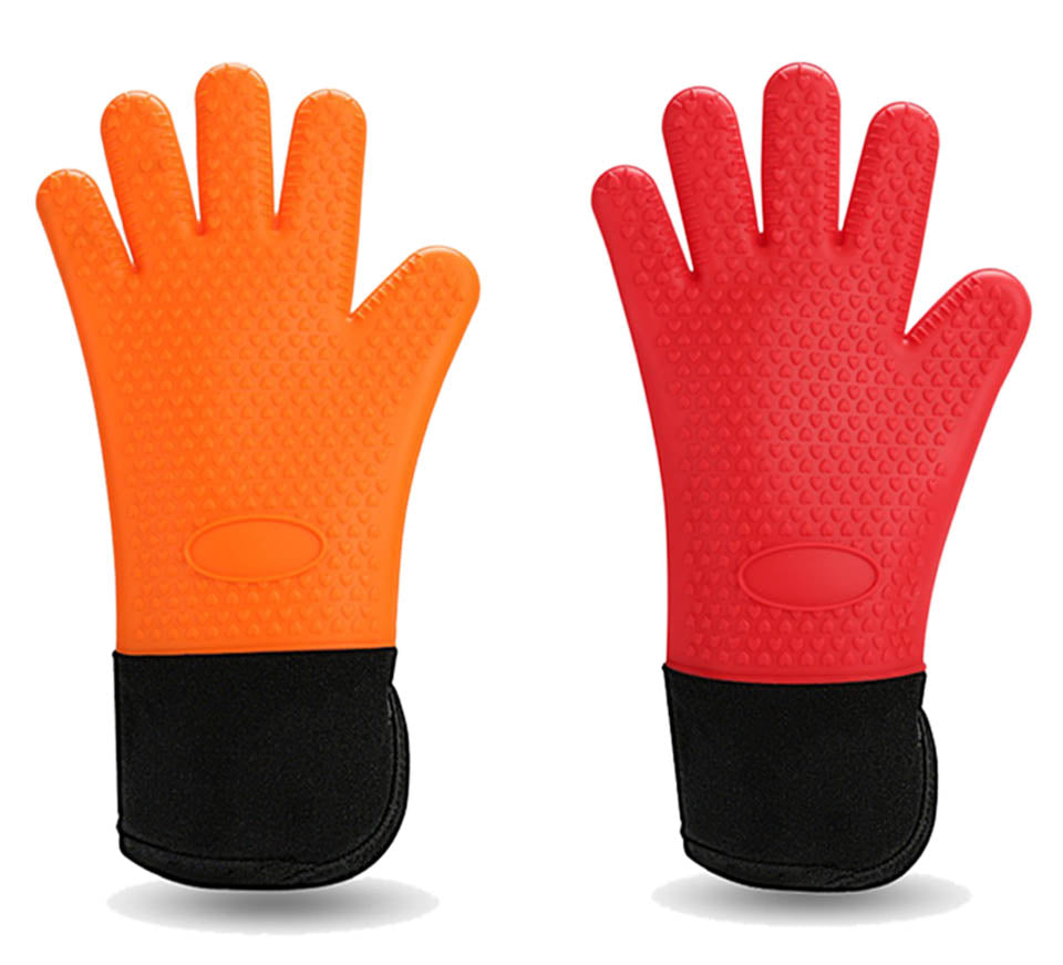 Long Thick Silicone Gloves Heat-resistant