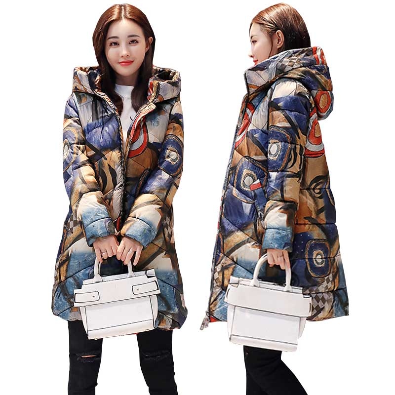 Printed Cotton Winter Jacket