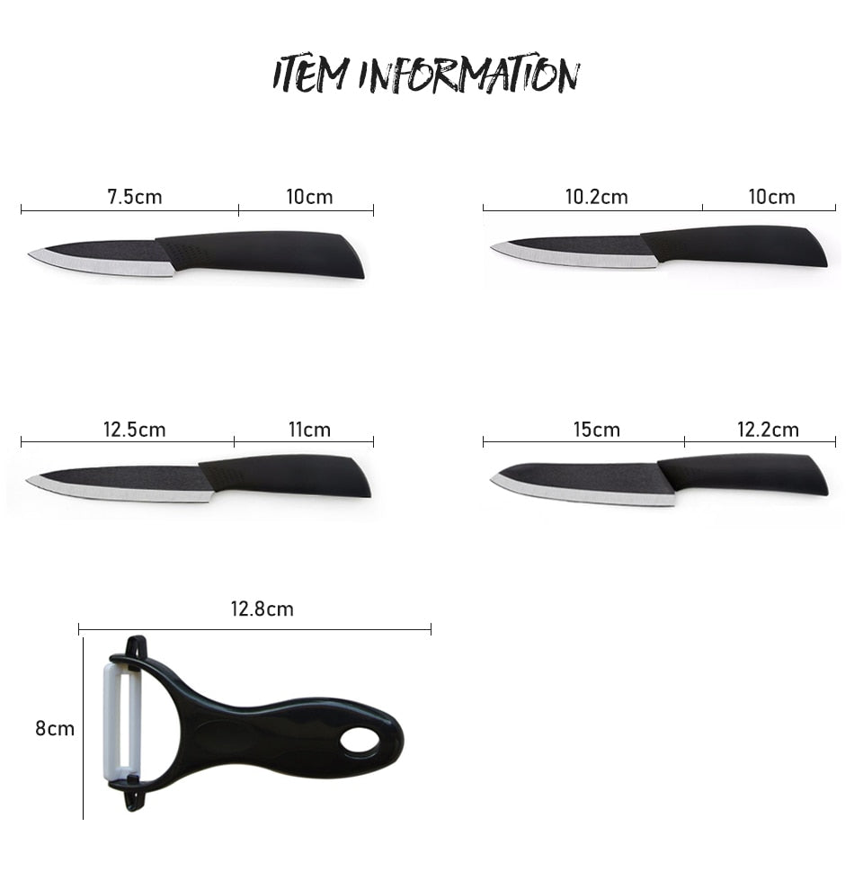 Top Razor Blade Ceramic Knife Set