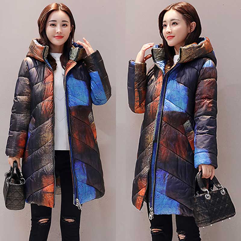 Printed Cotton Winter Jacket