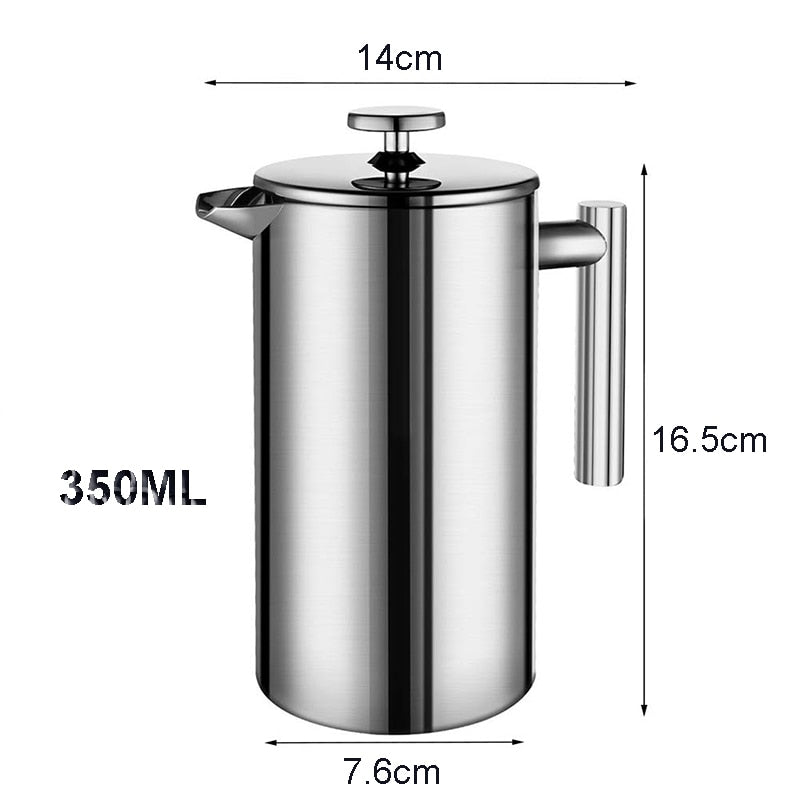 Coffee Maker French Press Stainless Steel Espresso