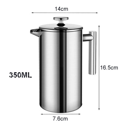 Coffee Maker French Press Stainless Steel Espresso