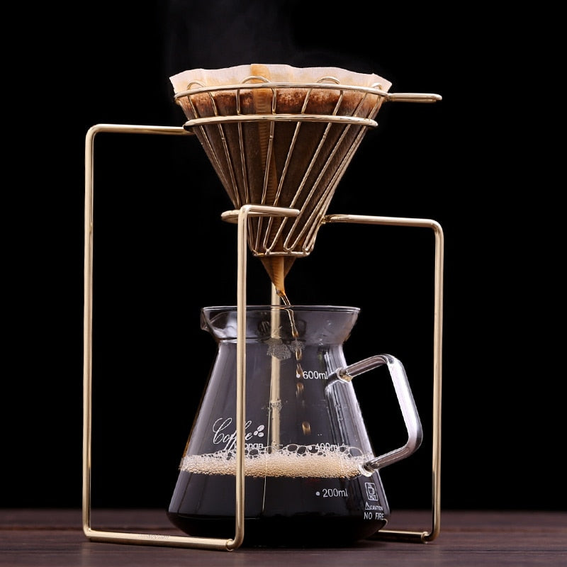 Geometric Drip Coffee Maker Reusable Filter