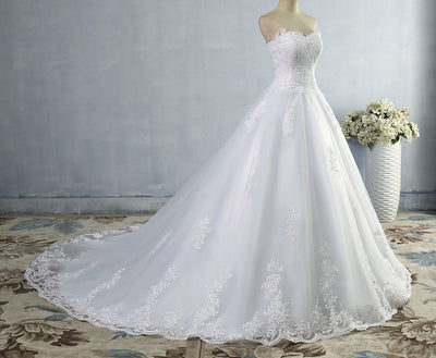 White Ivory Classic Wedding Dress