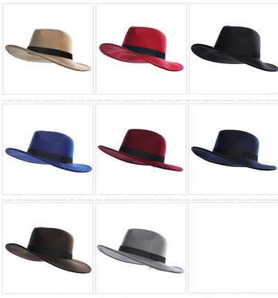 Black & Red Panama Hats