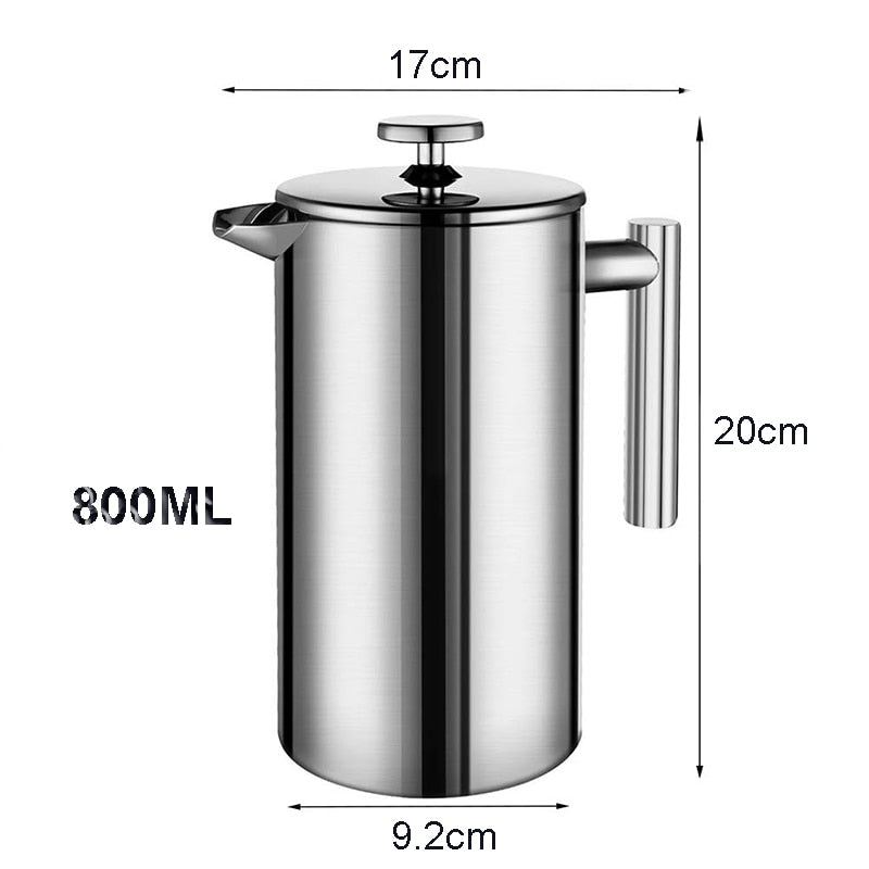 Coffee Maker French Press Stainless Steel Espresso