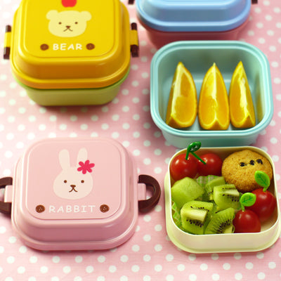 Cartoon Style Healthy Plastic Lunch Box