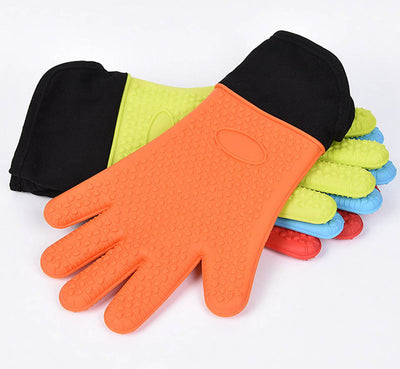 Long Thick Silicone Gloves Heat-resistant