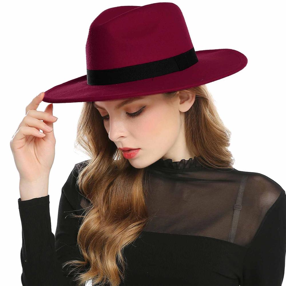 Black & Red Panama Hats