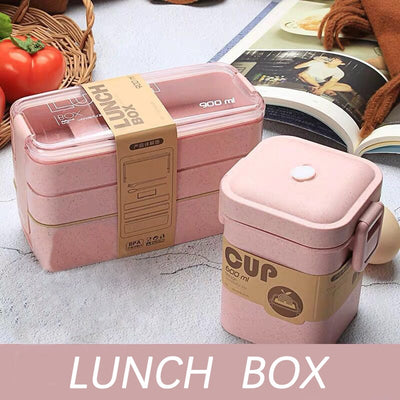Portable Healthy Material Lunch Box
