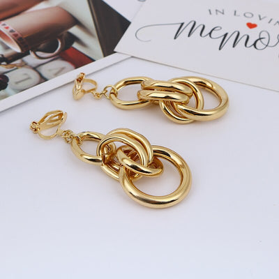 Hot Sale Maxi Vintage Earrings Without Piercing