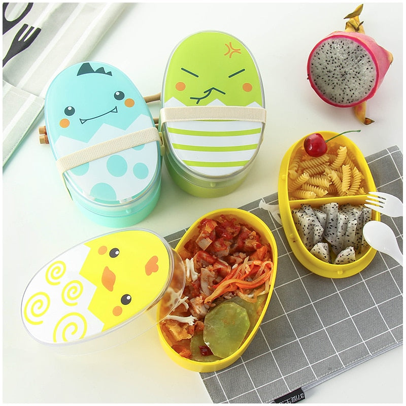 700ml Cartoon Style Healthy Lunch Box For Kids