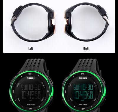 Men's Digital Watch LED Display