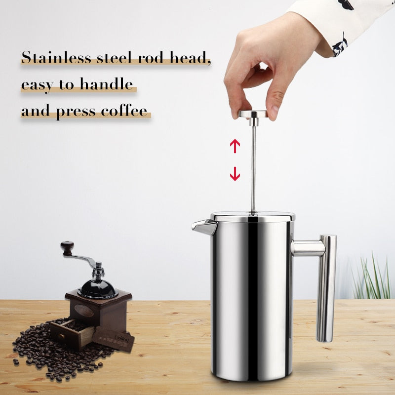 Coffee Maker French Press Stainless Steel Espresso
