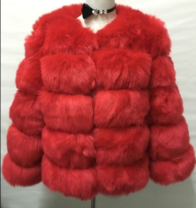 Faux Fur Winter Jacket F9