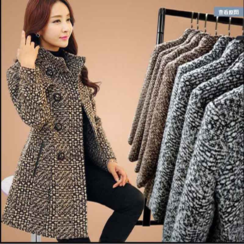 Autumn Winter Women Wool Jacket