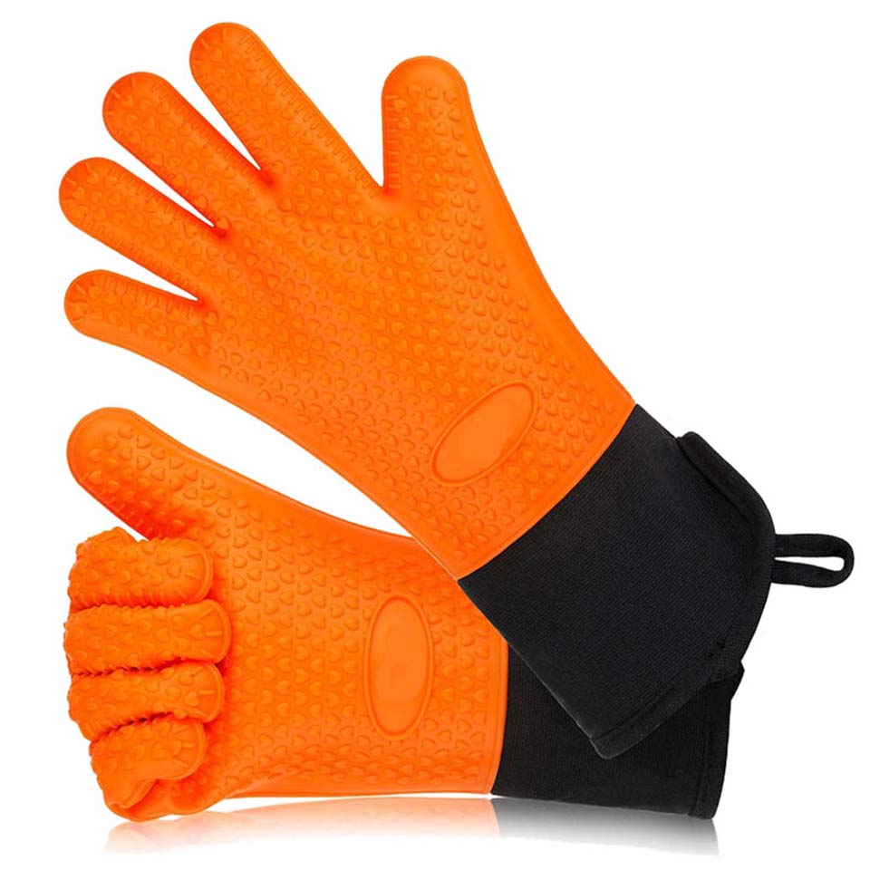 Long Thick Silicone Gloves Heat-resistant