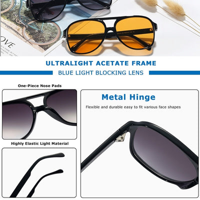 Anti-glare Retro Sunglasses UV400